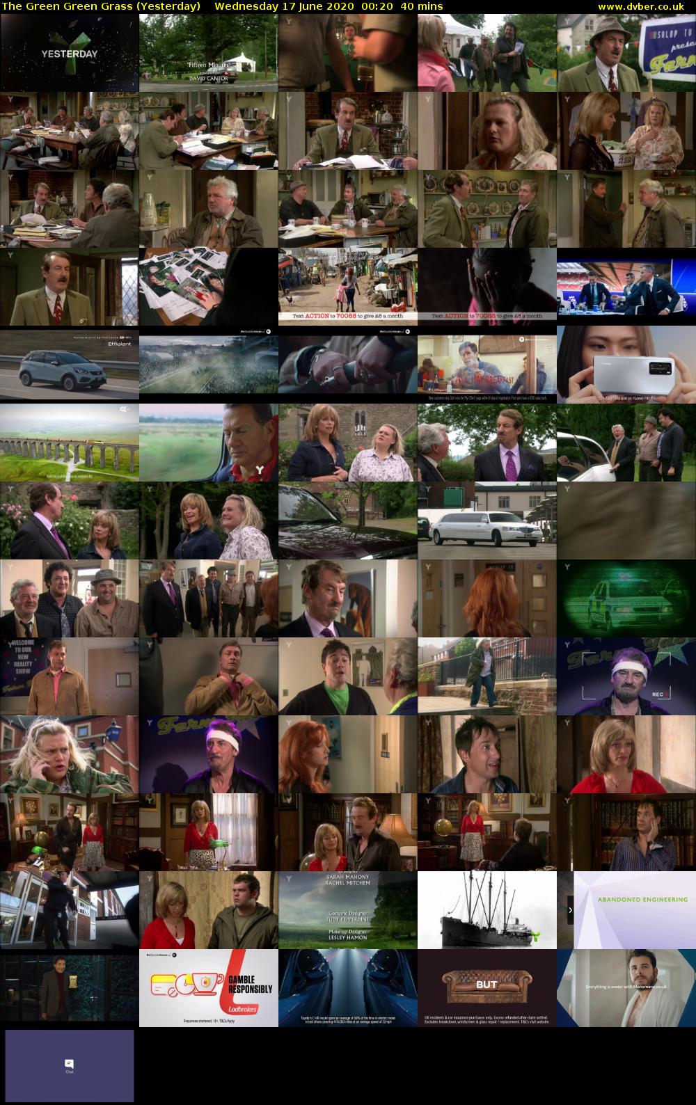 The Green Green Grass (Yesterday) Wednesday 17 June 2020 00:20 - 01:00