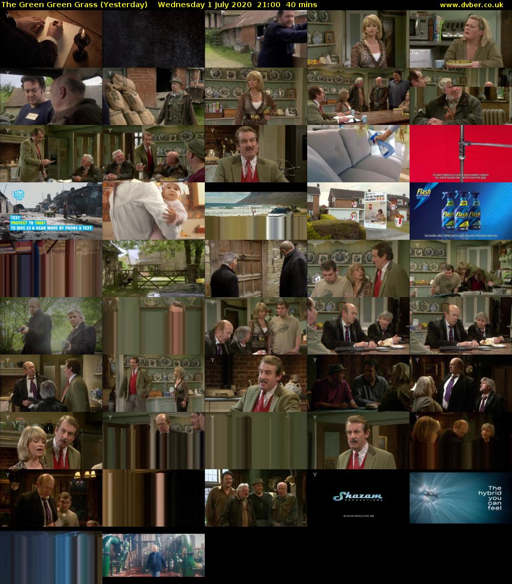 The Green Green Grass (Yesterday) Wednesday 1 July 2020 21:00 - 21:40