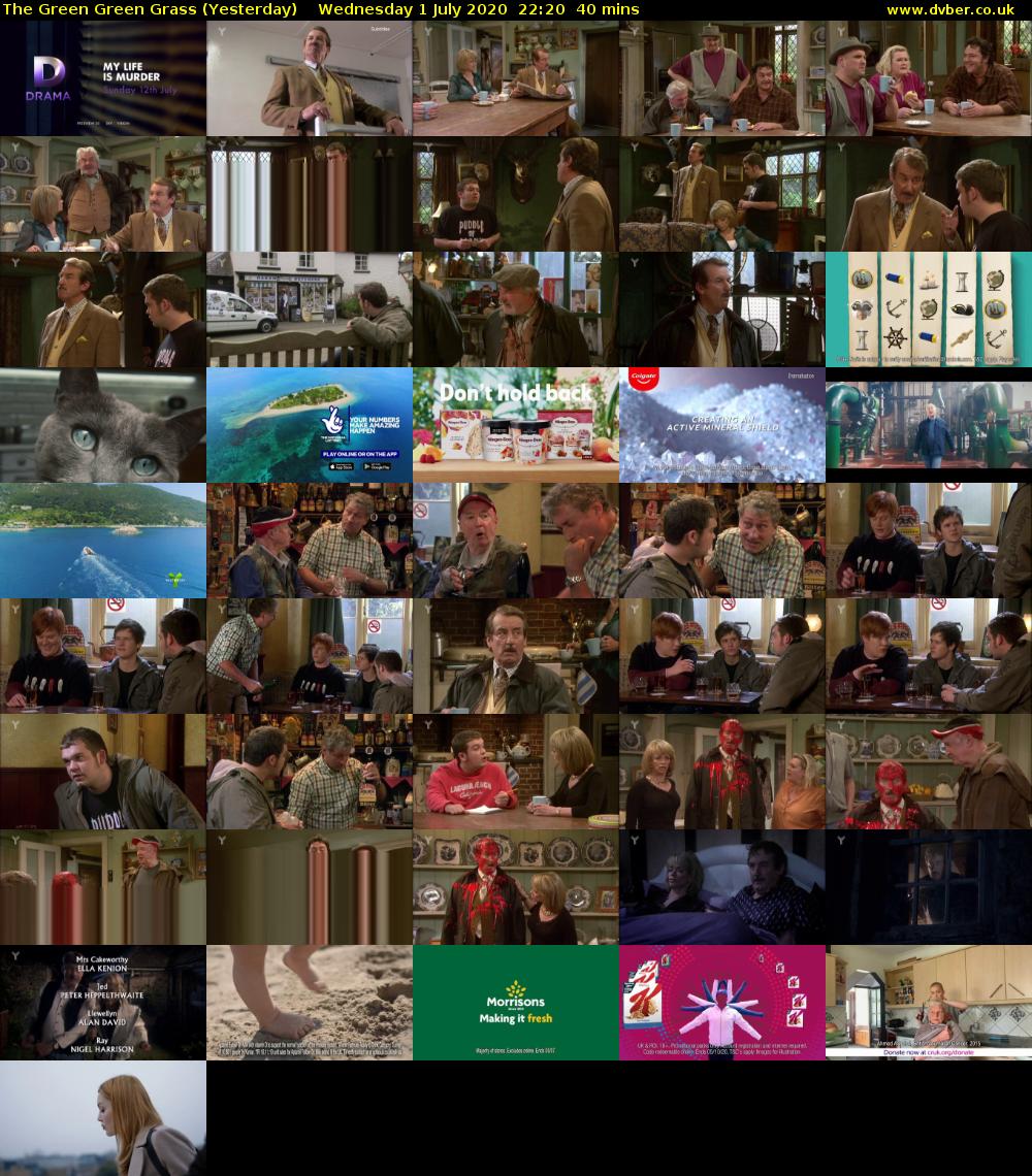 The Green Green Grass (Yesterday) Wednesday 1 July 2020 22:20 - 23:00