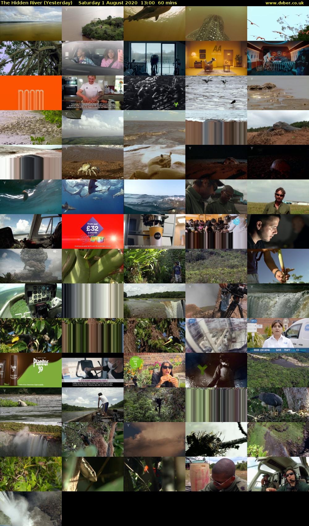 The Hidden River (Yesterday) Saturday 1 August 2020 13:00 - 14:00
