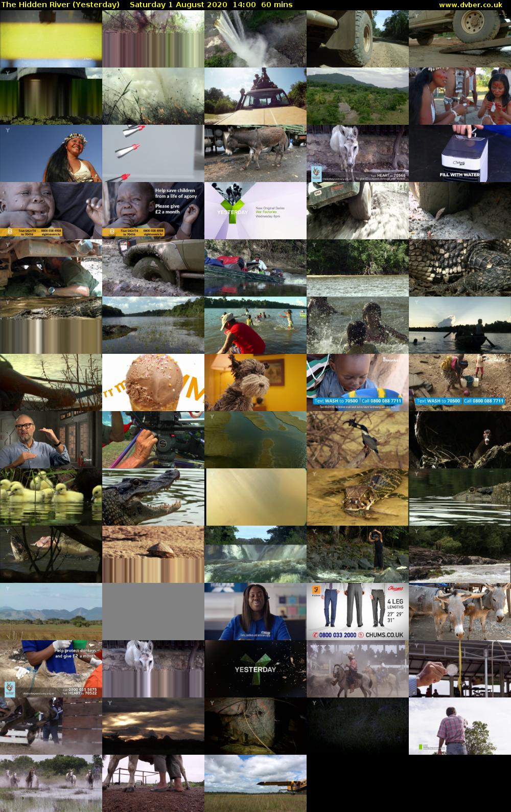 The Hidden River (Yesterday) Saturday 1 August 2020 14:00 - 15:00