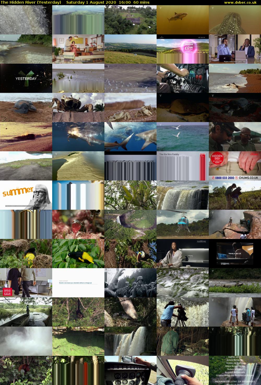 The Hidden River (Yesterday) Saturday 1 August 2020 16:00 - 17:00