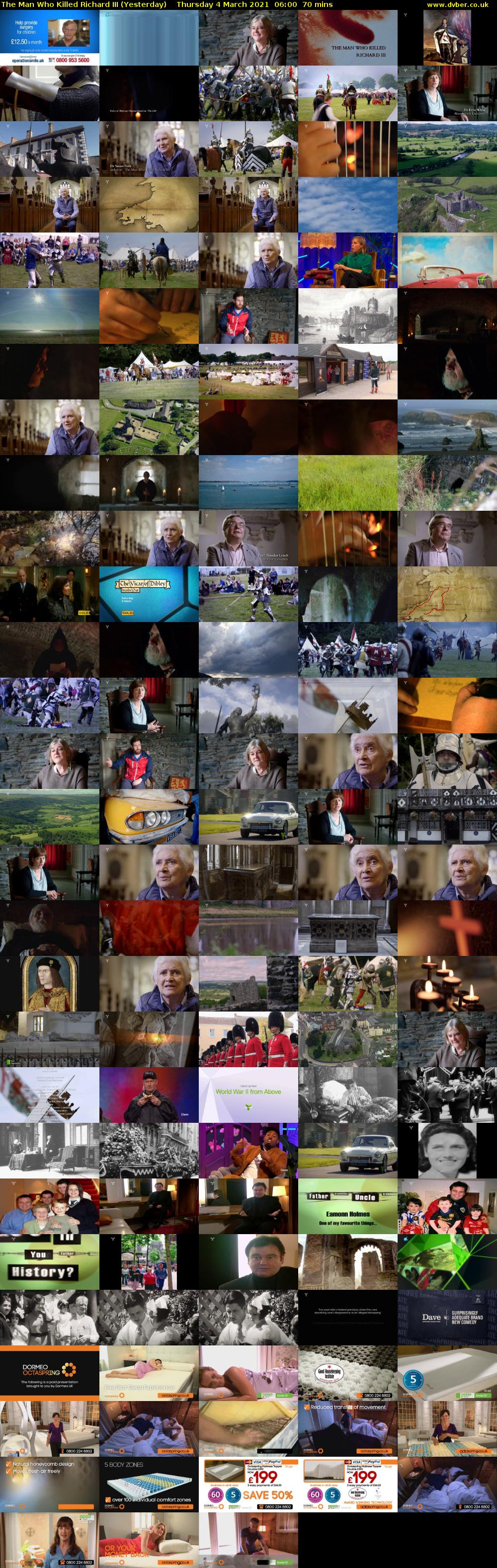 The Man Who Killed Richard III (Yesterday) Thursday 4 March 2021 06:00 - 07:10