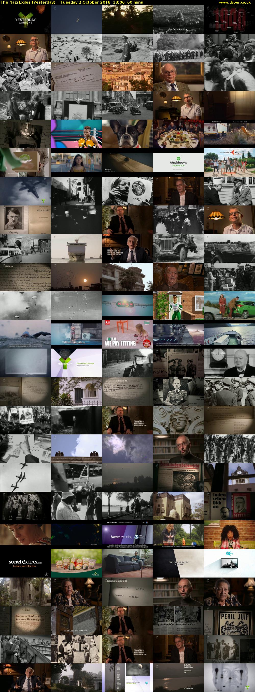 The Nazi Exiles (Yesterday) Tuesday 2 October 2018 18:00 - 19:00