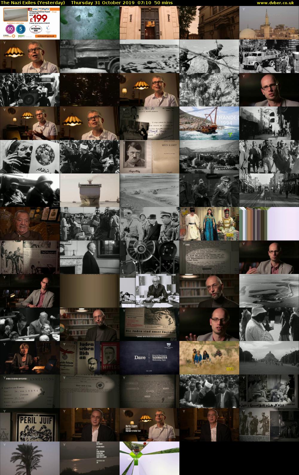 The Nazi Exiles (Yesterday) Thursday 31 October 2019 07:10 - 08:00