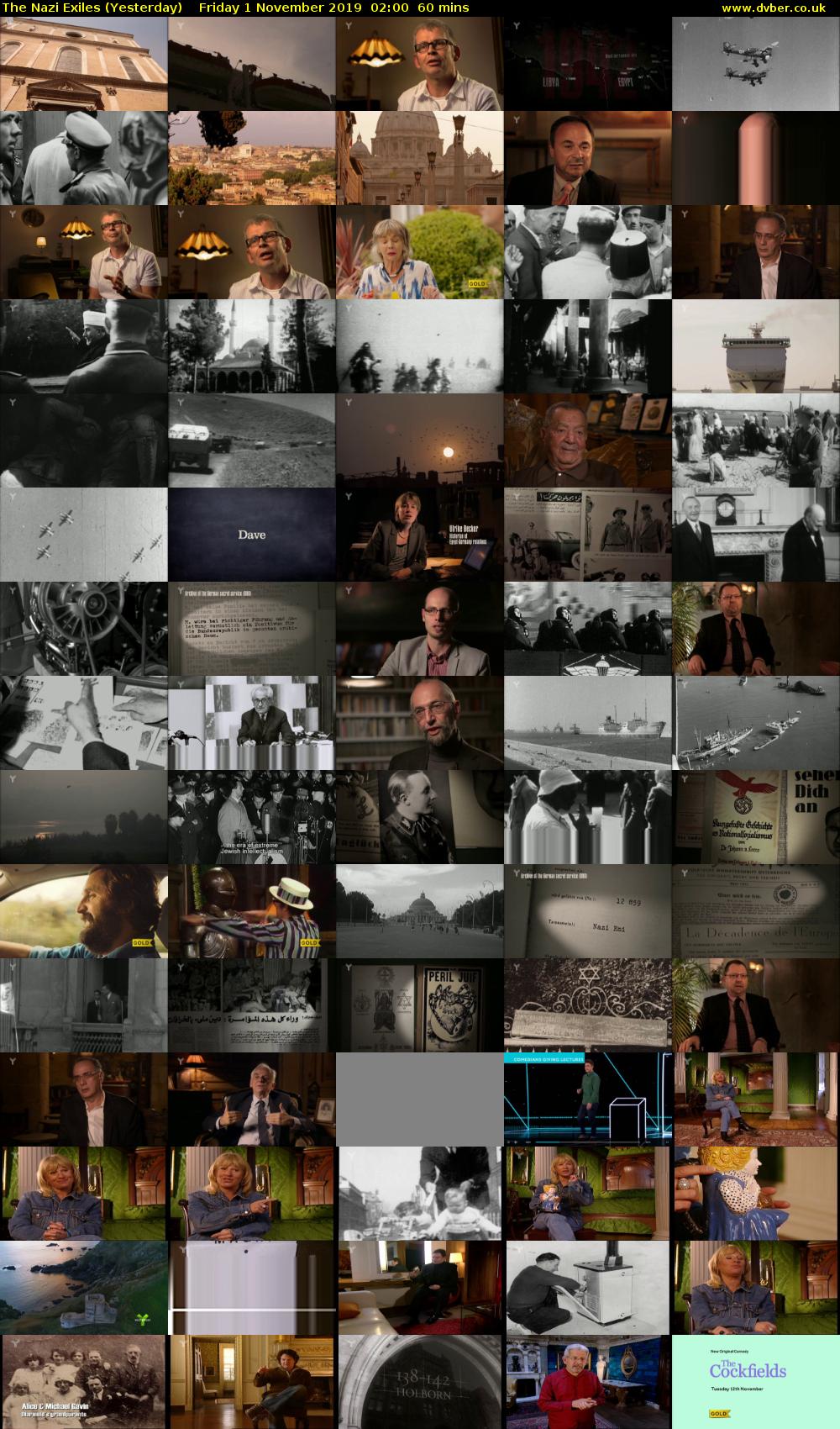 The Nazi Exiles (Yesterday) Friday 1 November 2019 02:00 - 03:00