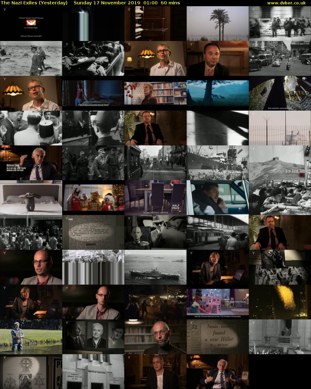 The Nazi Exiles (Yesterday) Sunday 17 November 2019 01:00 - 02:00