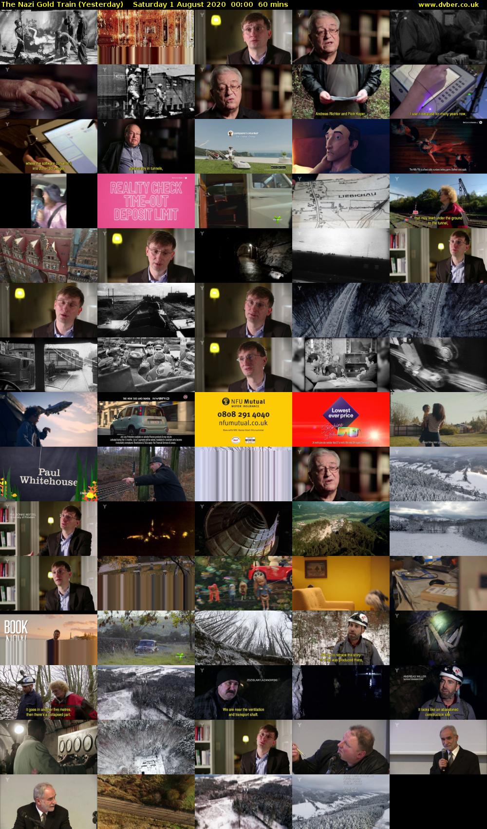 The Nazi Gold Train (Yesterday) Saturday 1 August 2020 00:00 - 01:00