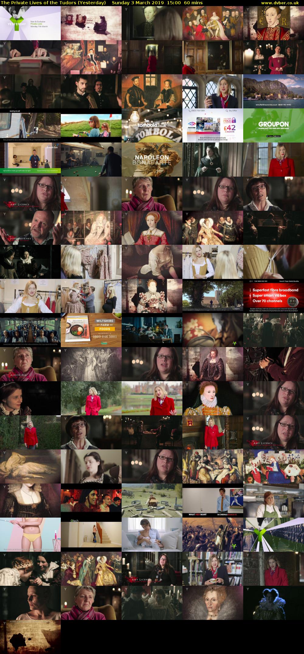 The Private Lives of the Tudors (Yesterday) Sunday 3 March 2019 15:00 - 16:00