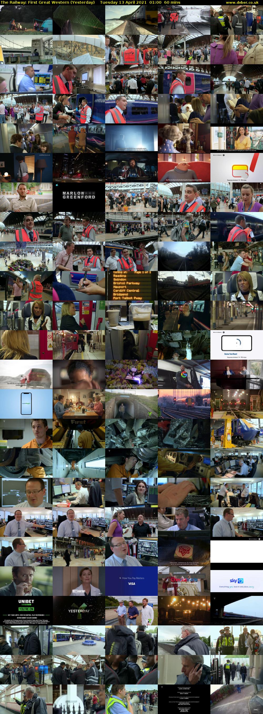 The Railway: First Great Western (Yesterday) Tuesday 13 April 2021 01:00 - 02:00