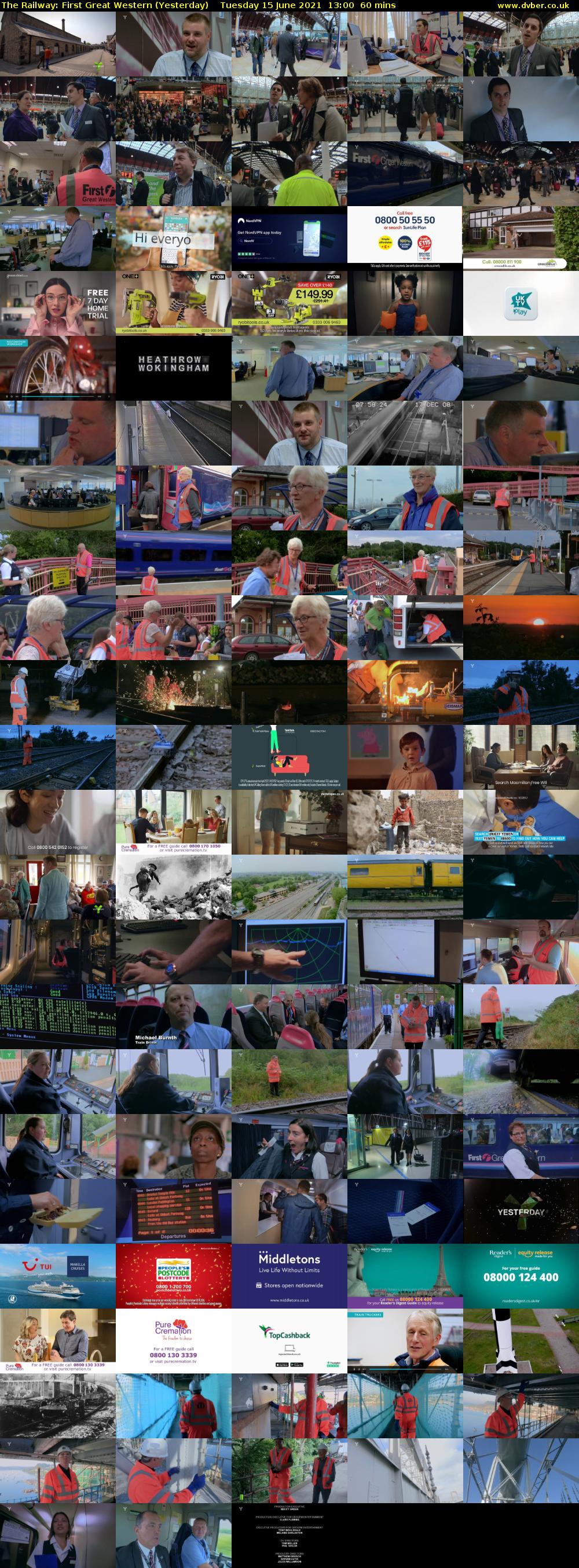 The Railway: First Great Western (Yesterday) Tuesday 15 June 2021 13:00 - 14:00