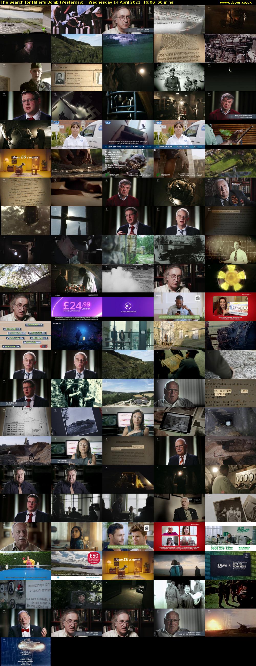 The Search for Hitler's Bomb (Yesterday) Wednesday 14 April 2021 16:00 - 17:00