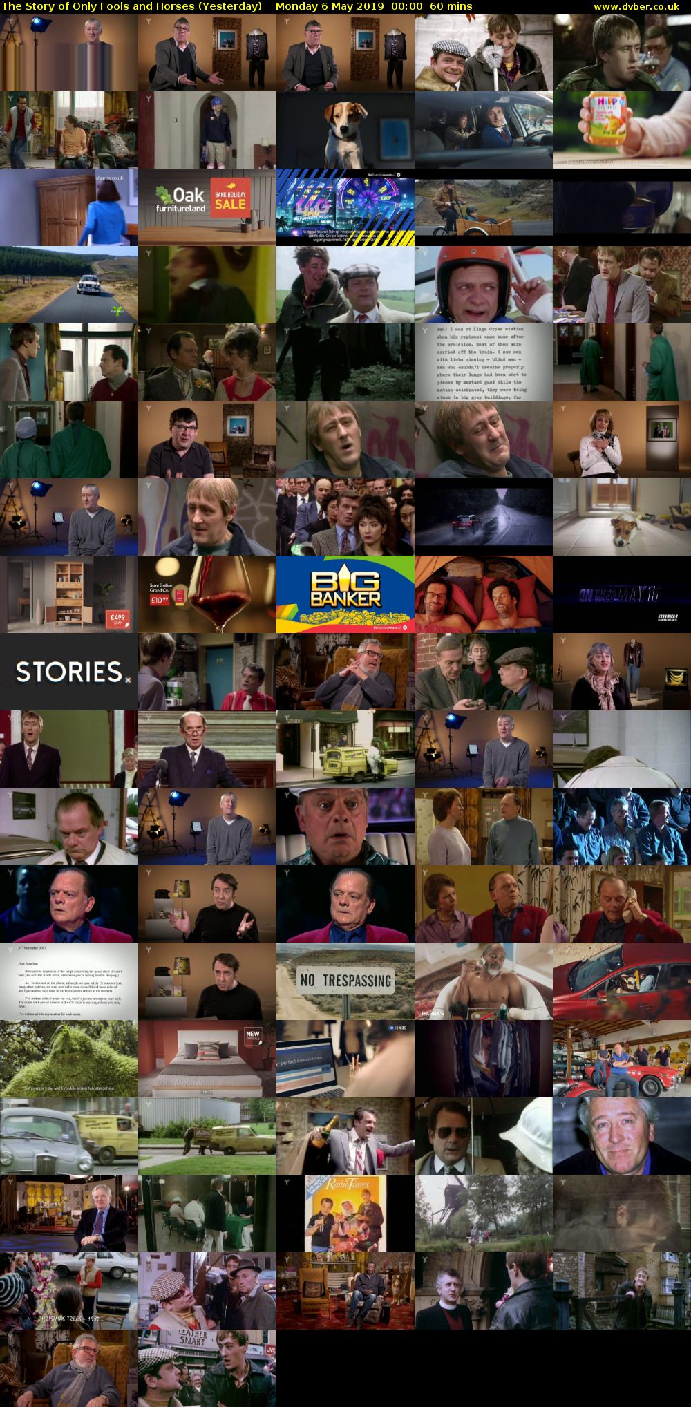 The Story of Only Fools and Horses (Yesterday) Monday 6 May 2019 00:00 - 01:00
