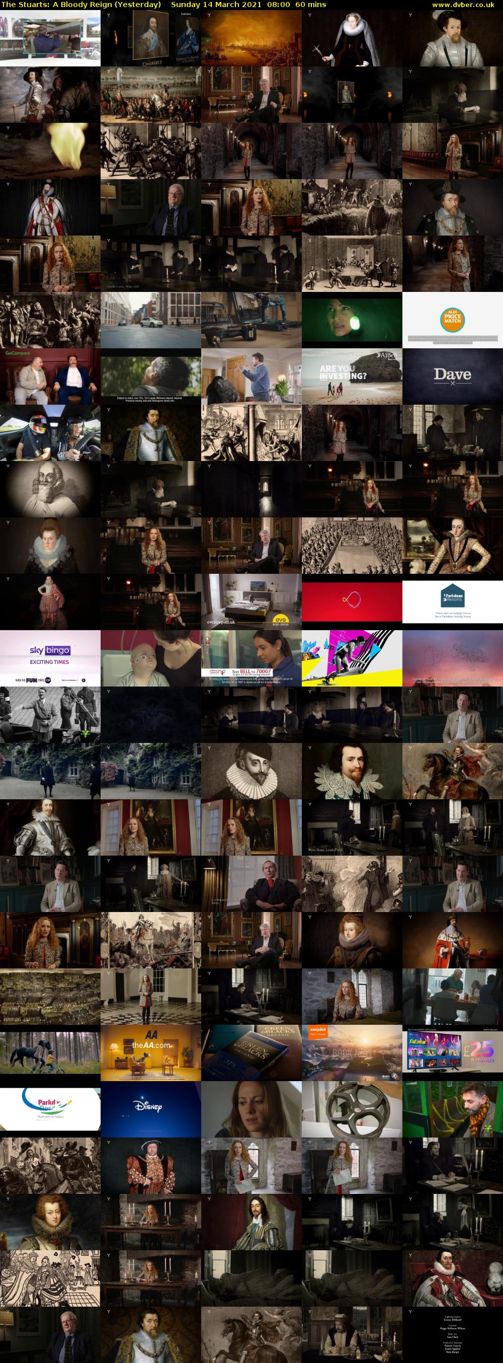 The Stuarts: A Bloody Reign (Yesterday) Sunday 14 March 2021 08:00 - 09:00