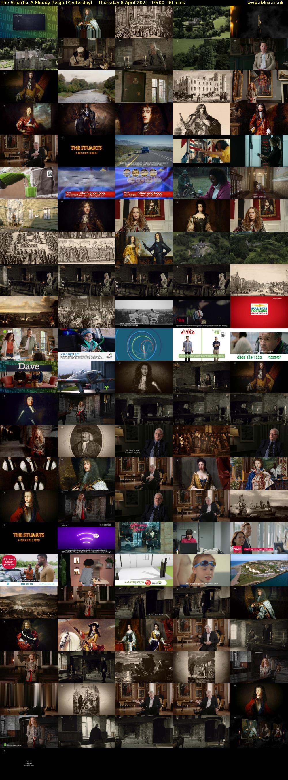 The Stuarts: A Bloody Reign (Yesterday) Thursday 8 April 2021 10:00 - 11:00