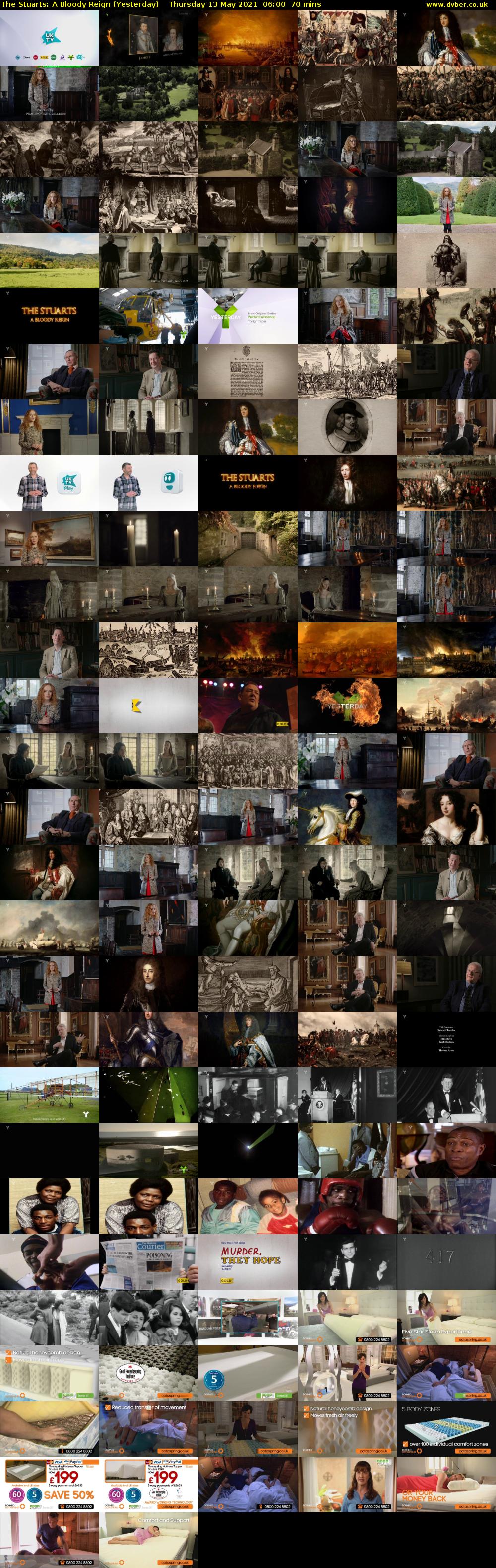 The Stuarts: A Bloody Reign (Yesterday) Thursday 13 May 2021 06:00 - 07:10