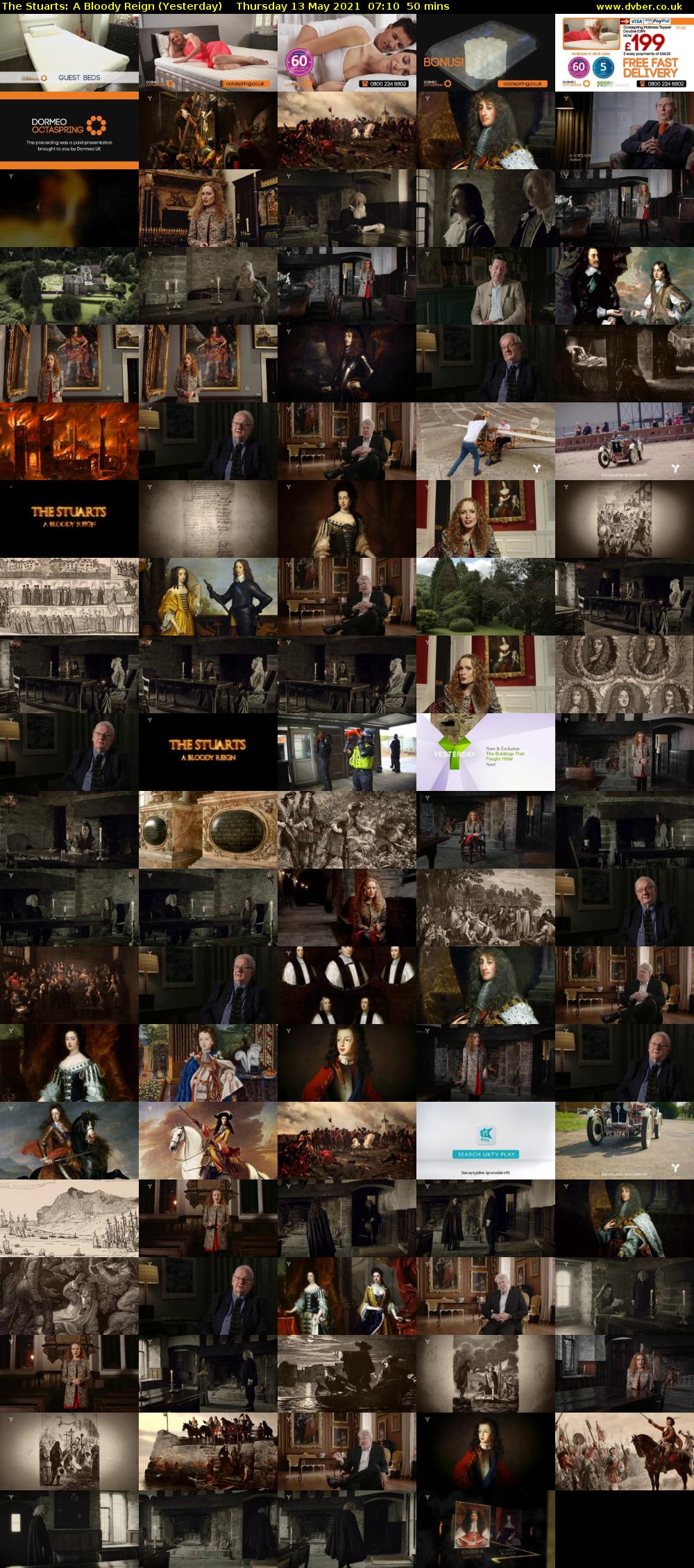 The Stuarts: A Bloody Reign (Yesterday) Thursday 13 May 2021 07:10 - 08:00