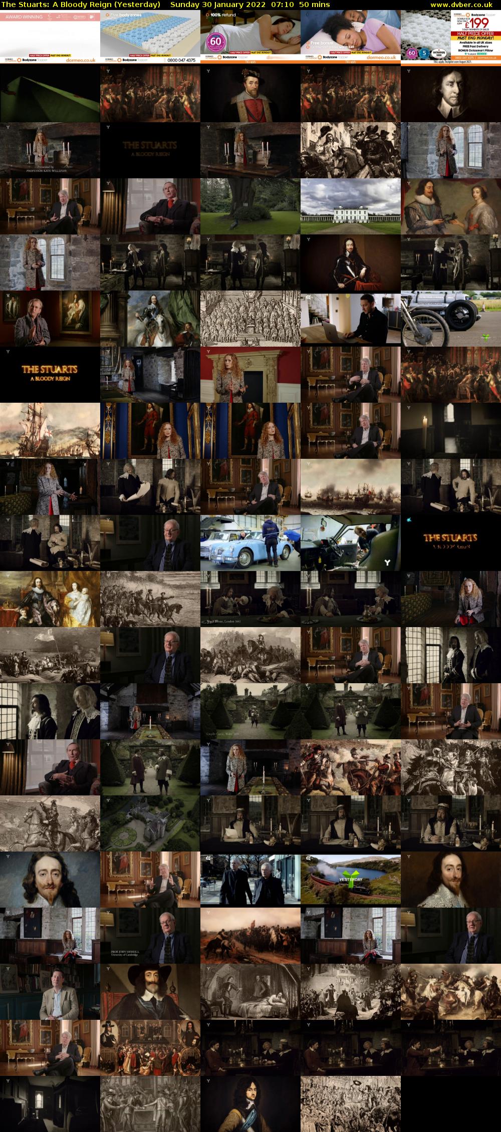 The Stuarts: A Bloody Reign (Yesterday) Sunday 30 January 2022 07:10 - 08:00
