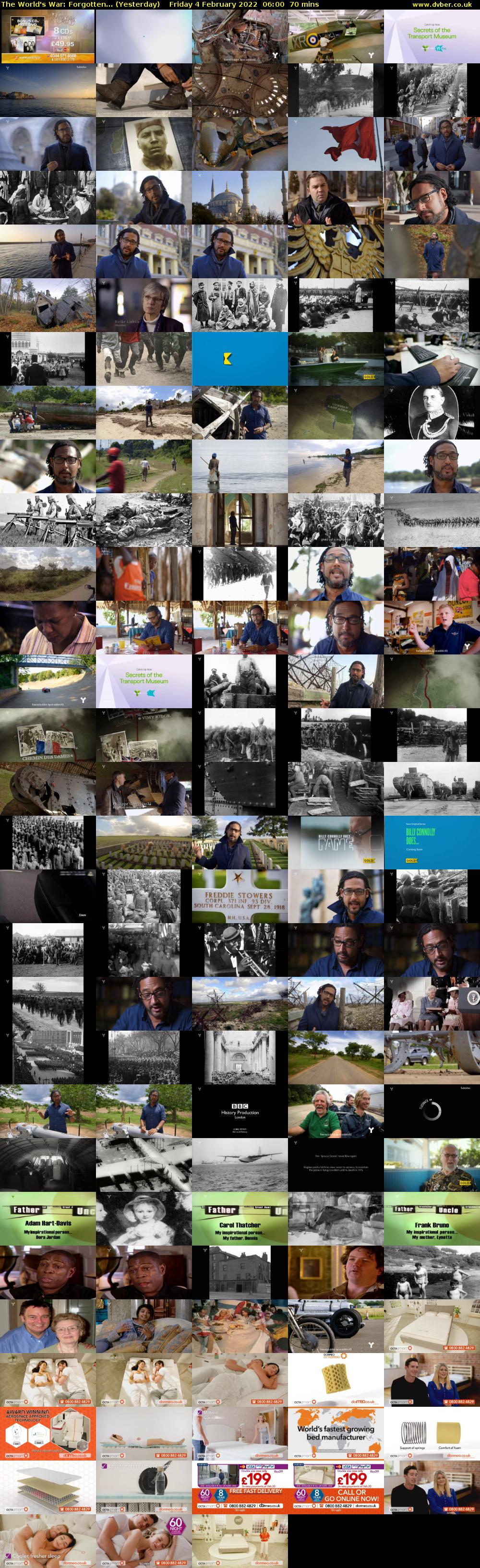 The World's War: Forgotten... (Yesterday) Friday 4 February 2022 06:00 - 07:10