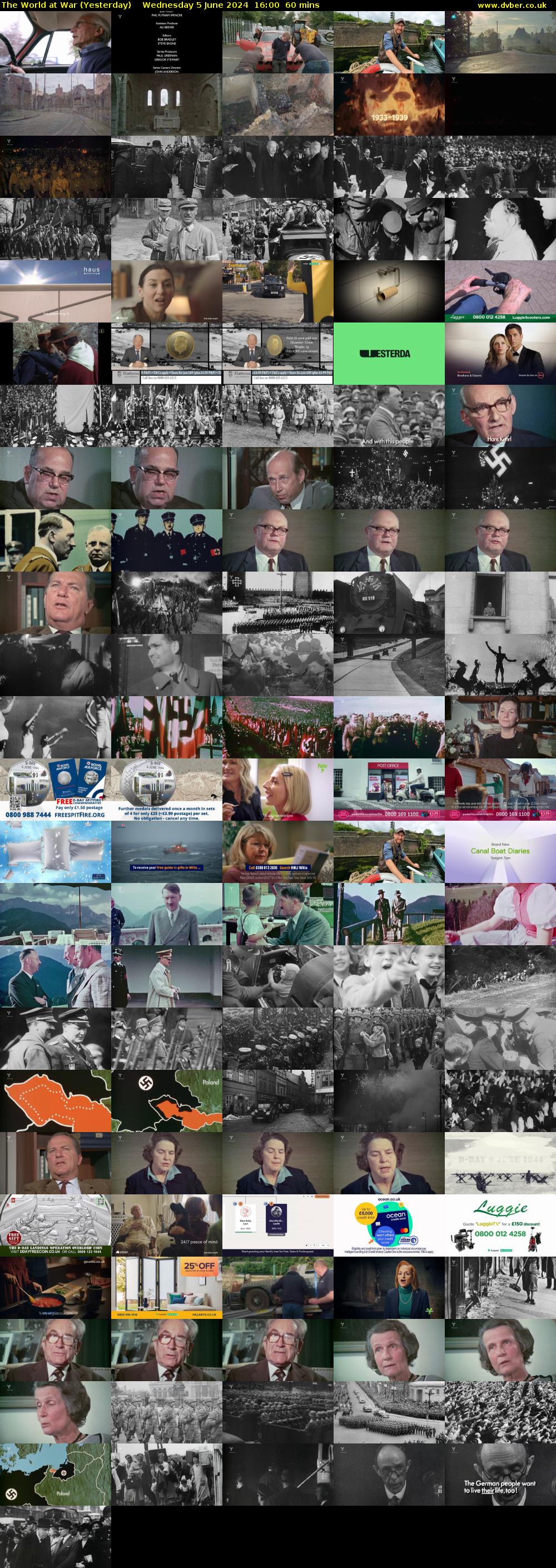 The World at War (Yesterday) Wednesday 5 June 2024 16:00 - 17:00