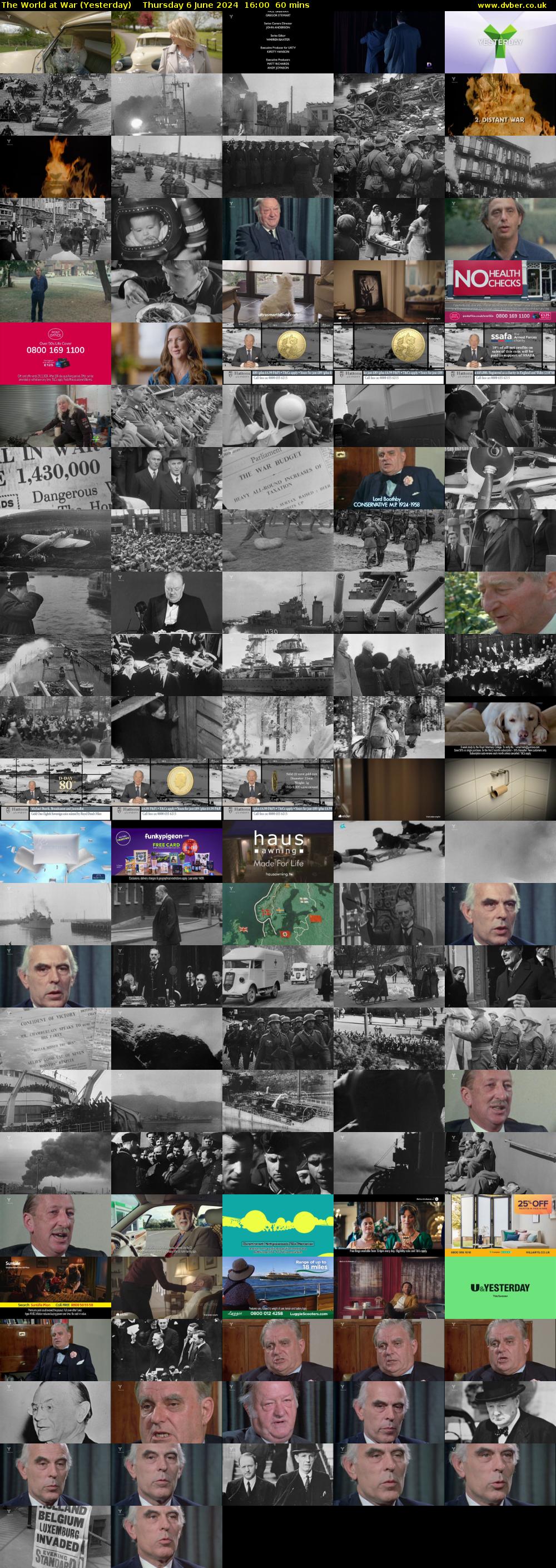 The World at War (Yesterday) Thursday 6 June 2024 16:00 - 17:00