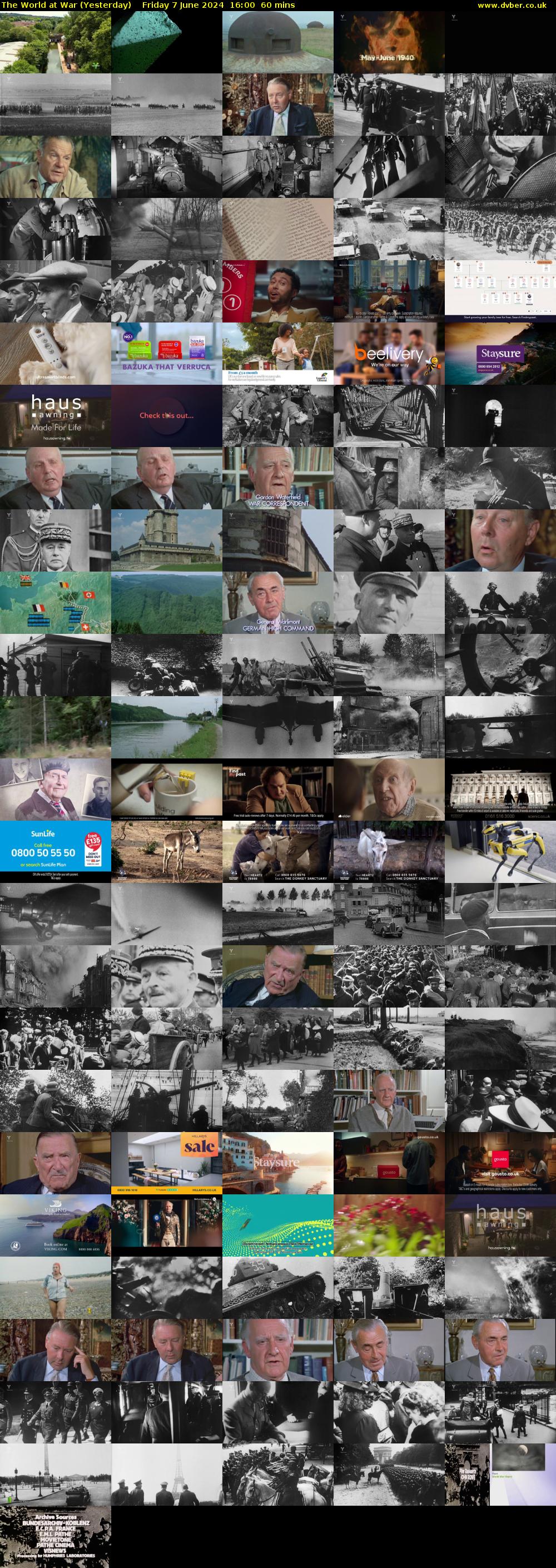 The World at War (Yesterday) Friday 7 June 2024 16:00 - 17:00