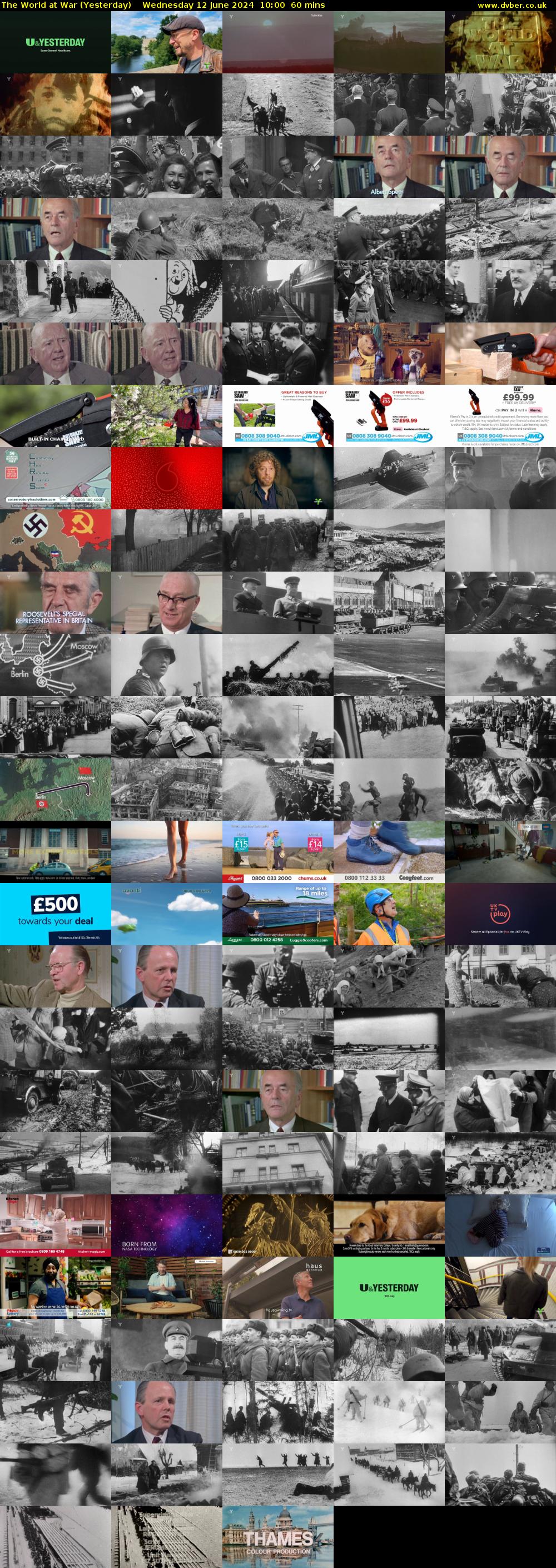 The World at War (Yesterday) Wednesday 12 June 2024 10:00 - 11:00