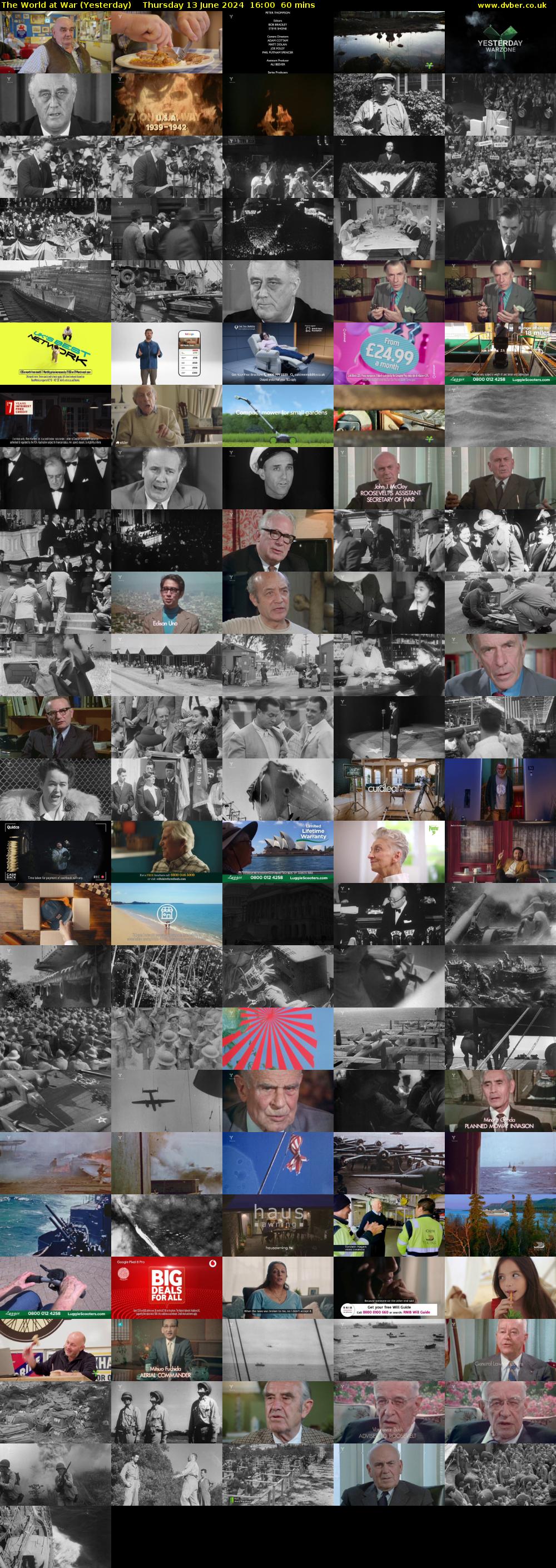 The World at War (Yesterday) Thursday 13 June 2024 16:00 - 17:00