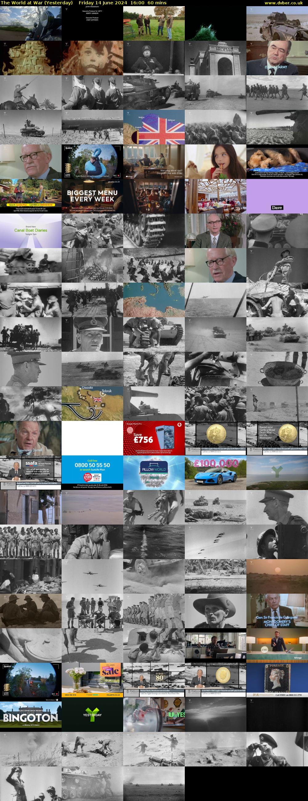 The World at War (Yesterday) Friday 14 June 2024 16:00 - 17:00