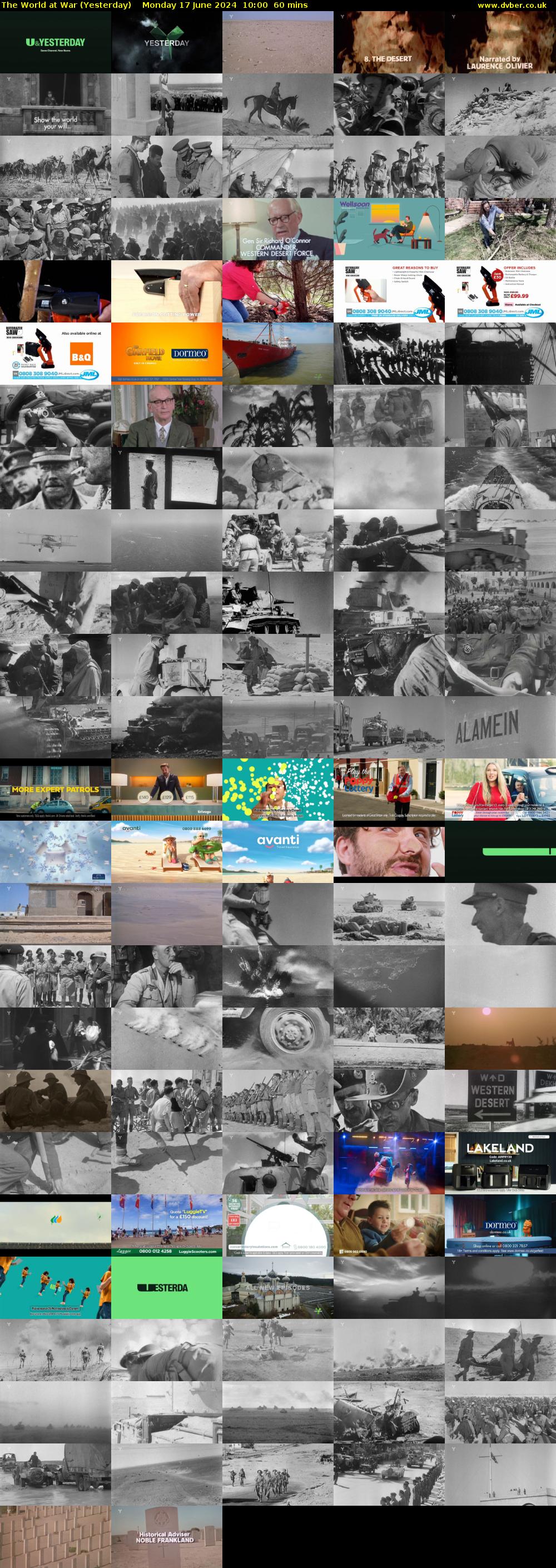 The World at War (Yesterday) Monday 17 June 2024 10:00 - 11:00