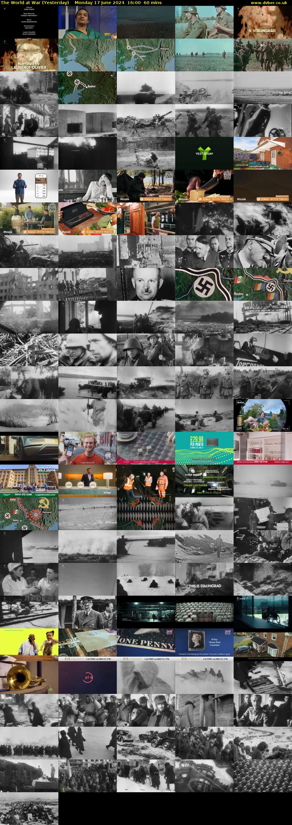 The World at War (Yesterday) Monday 17 June 2024 16:00 - 17:00