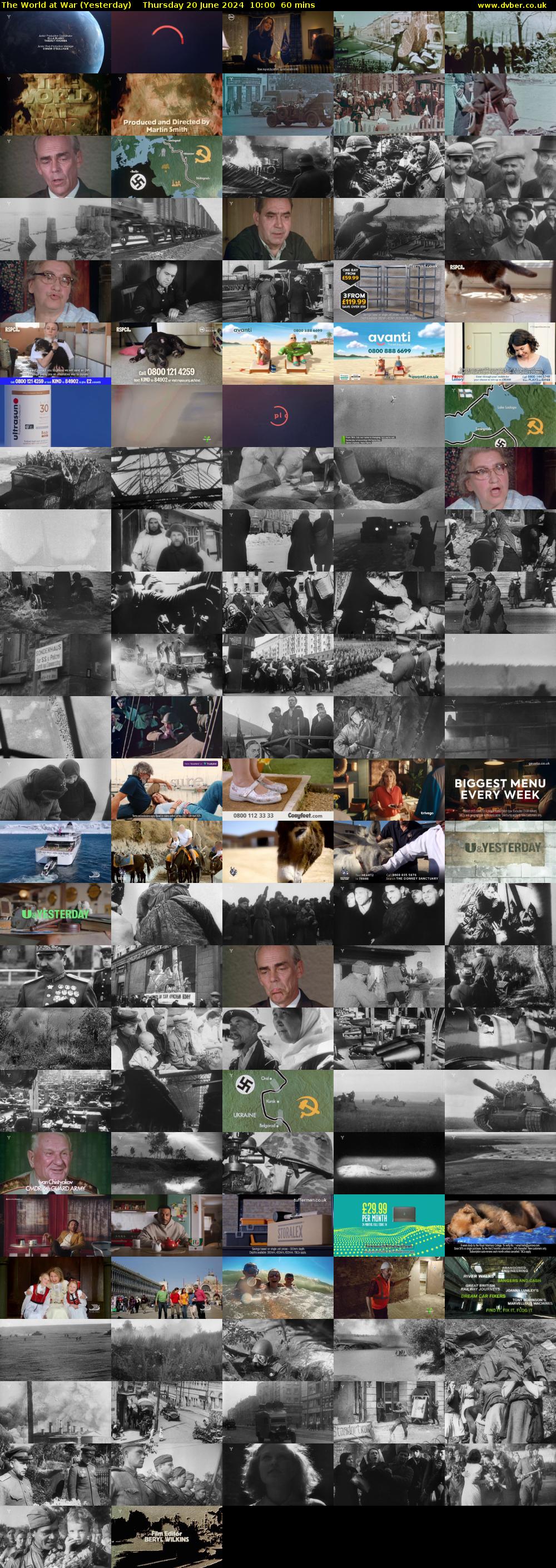 The World at War (Yesterday) Thursday 20 June 2024 10:00 - 11:00