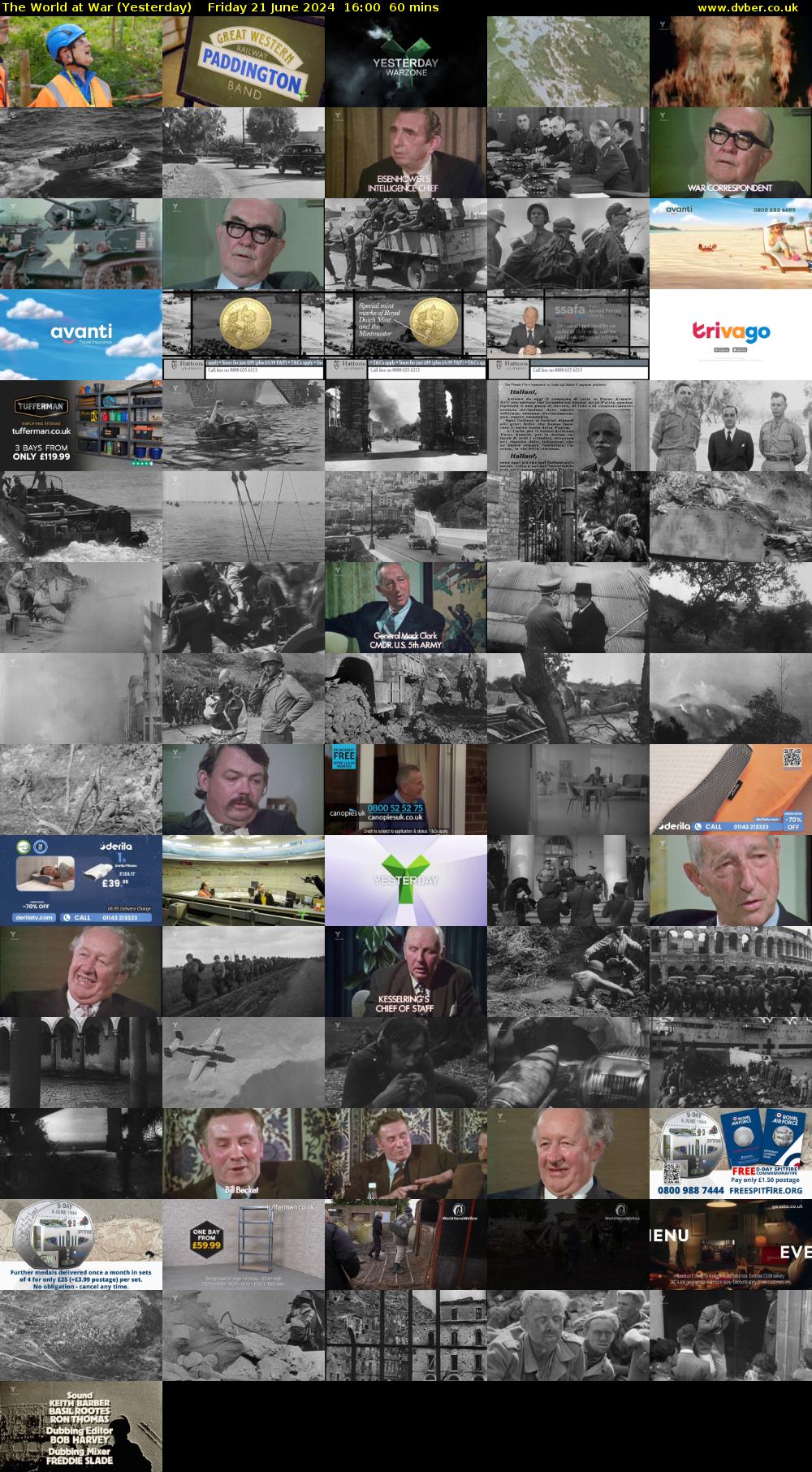 The World at War (Yesterday) Friday 21 June 2024 16:00 - 17:00