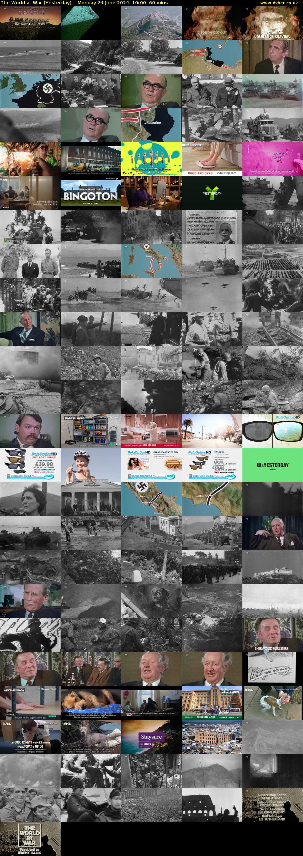 The World at War (Yesterday) Monday 24 June 2024 10:00 - 11:00