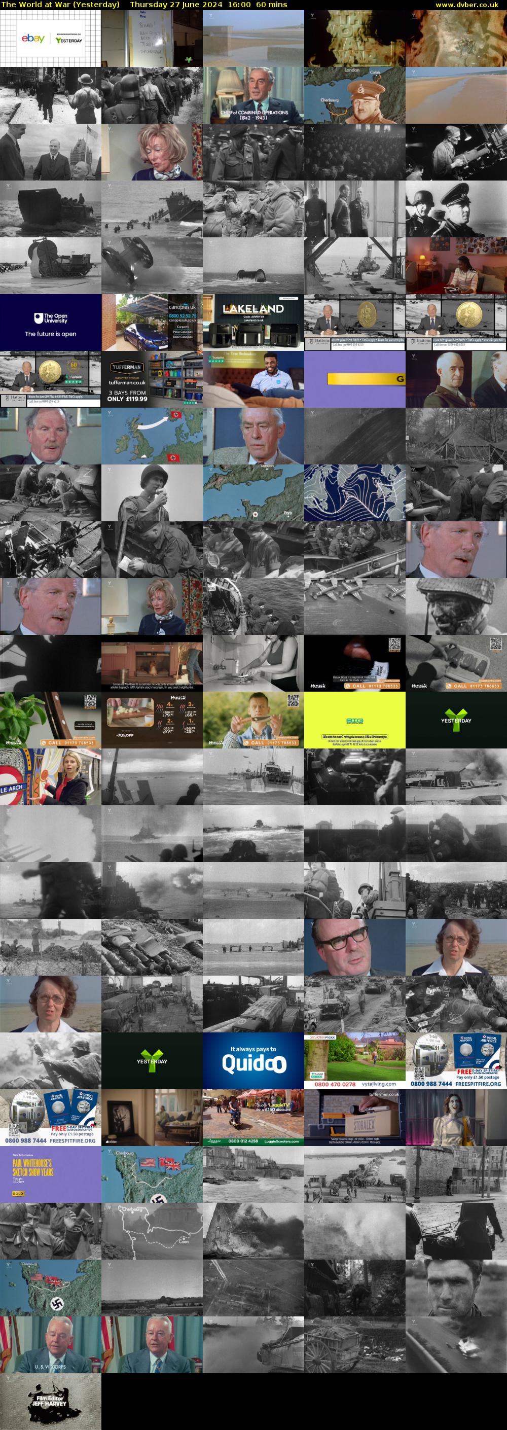The World at War (Yesterday) Thursday 27 June 2024 16:00 - 17:00