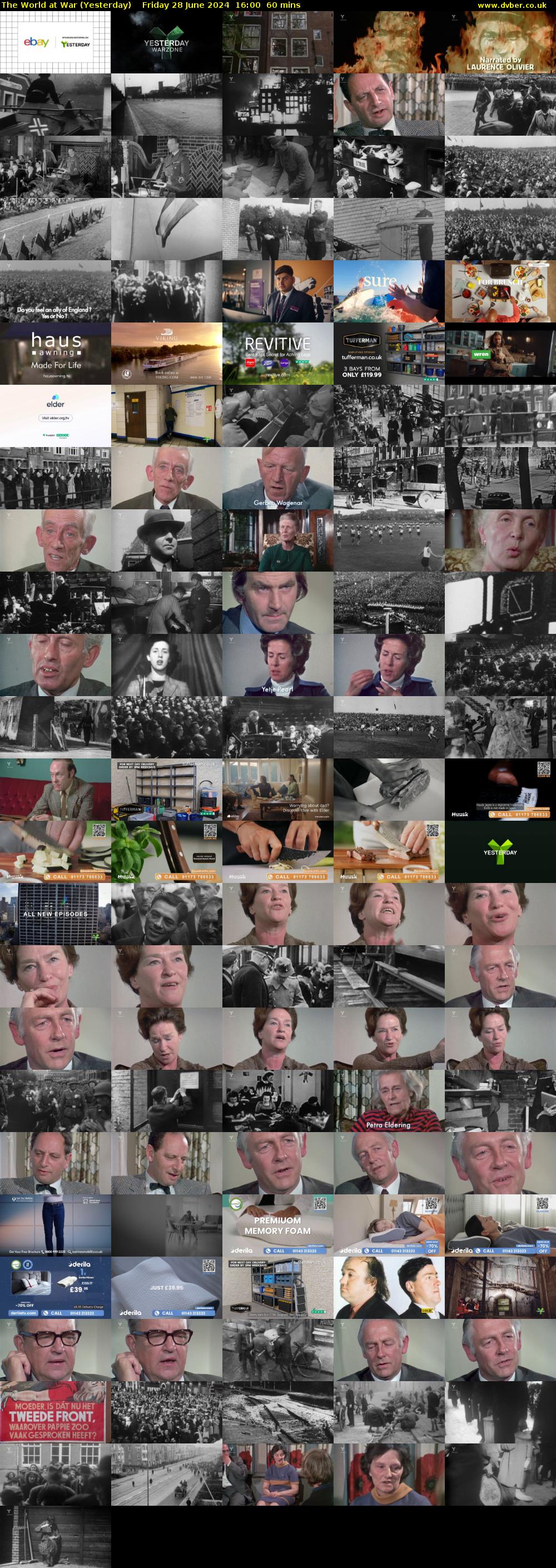 The World at War (Yesterday) Friday 28 June 2024 16:00 - 17:00