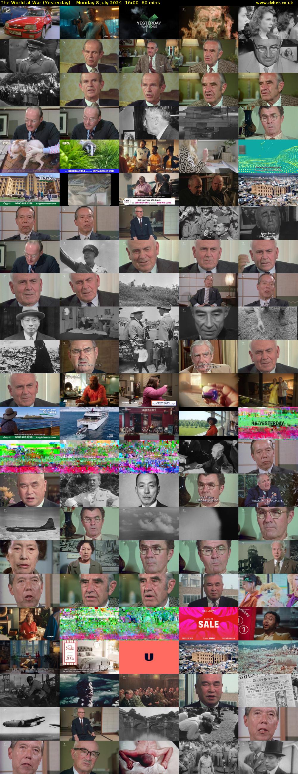 The World at War (Yesterday) Monday 8 July 2024 16:00 - 17:00