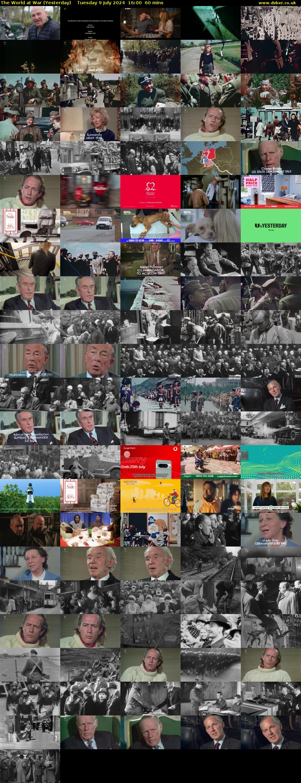 The World at War (Yesterday) Tuesday 9 July 2024 16:00 - 17:00