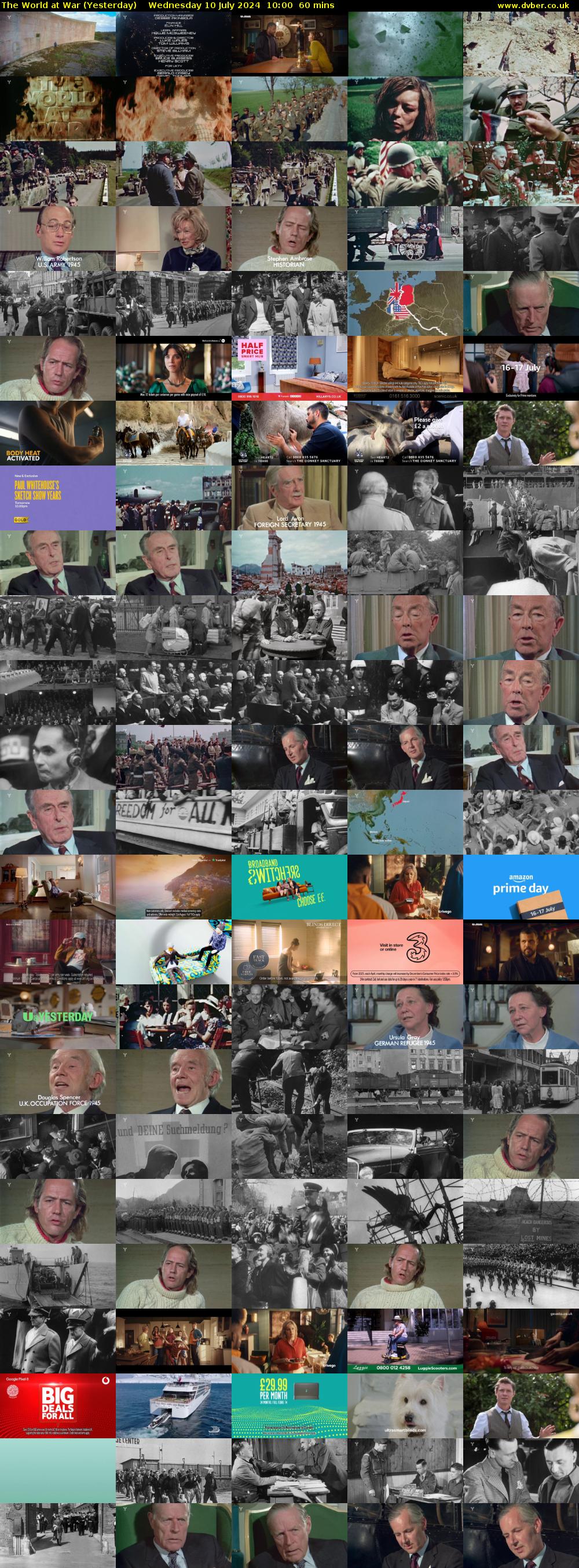 The World at War (Yesterday) Wednesday 10 July 2024 10:00 - 11:00