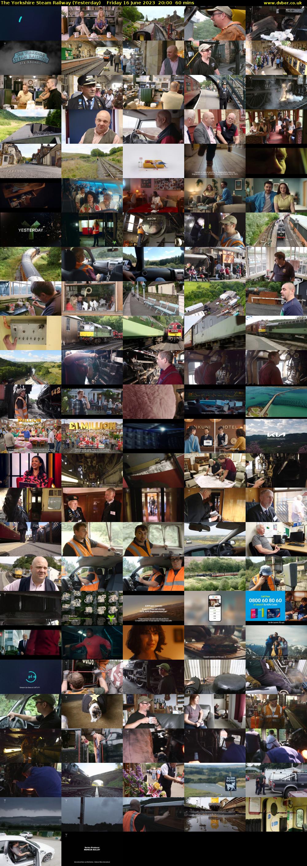 The Yorkshire Steam Railway (Yesterday) Friday 16 June 2023 20:00 - 21:00