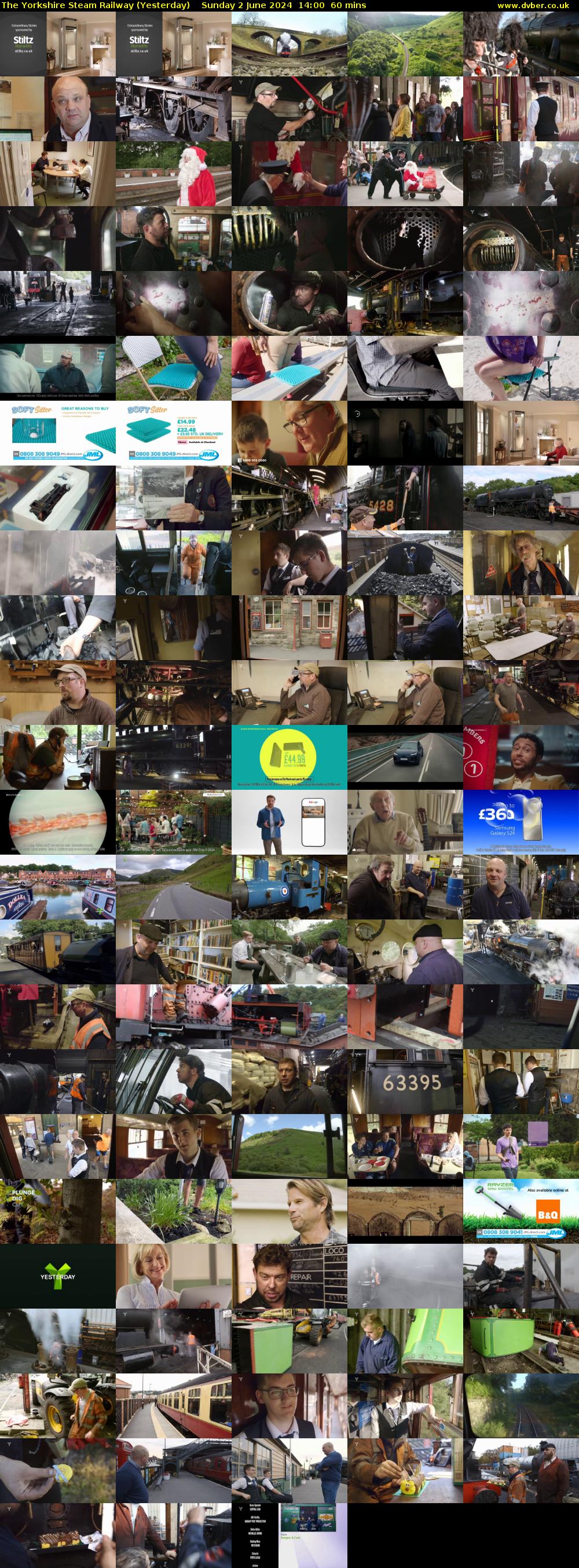 The Yorkshire Steam Railway (Yesterday) Sunday 2 June 2024 14:00 - 15:00