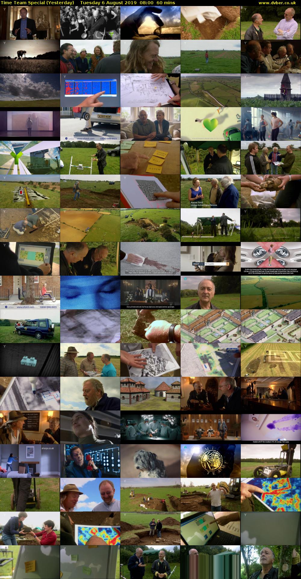 Time Team Special (Yesterday) Tuesday 6 August 2019 08:00 - 09:00