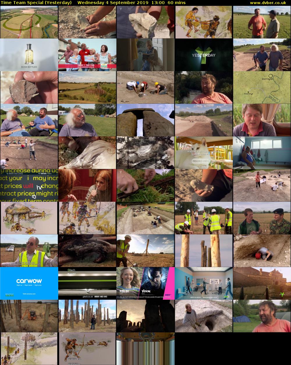 Time Team Special (Yesterday) Wednesday 4 September 2019 13:00 - 14:00