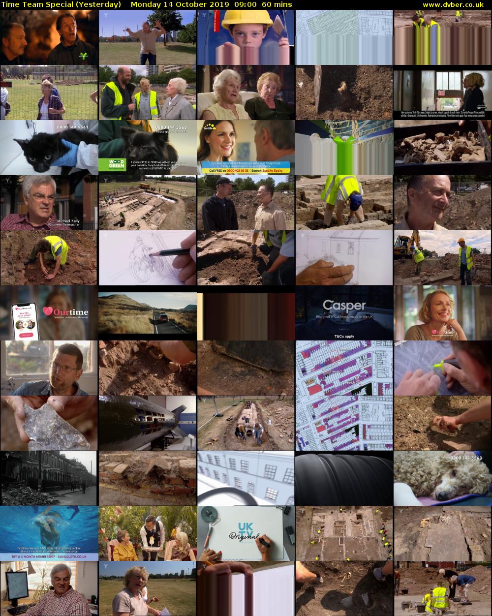Time Team Special (Yesterday) Monday 14 October 2019 09:00 - 10:00