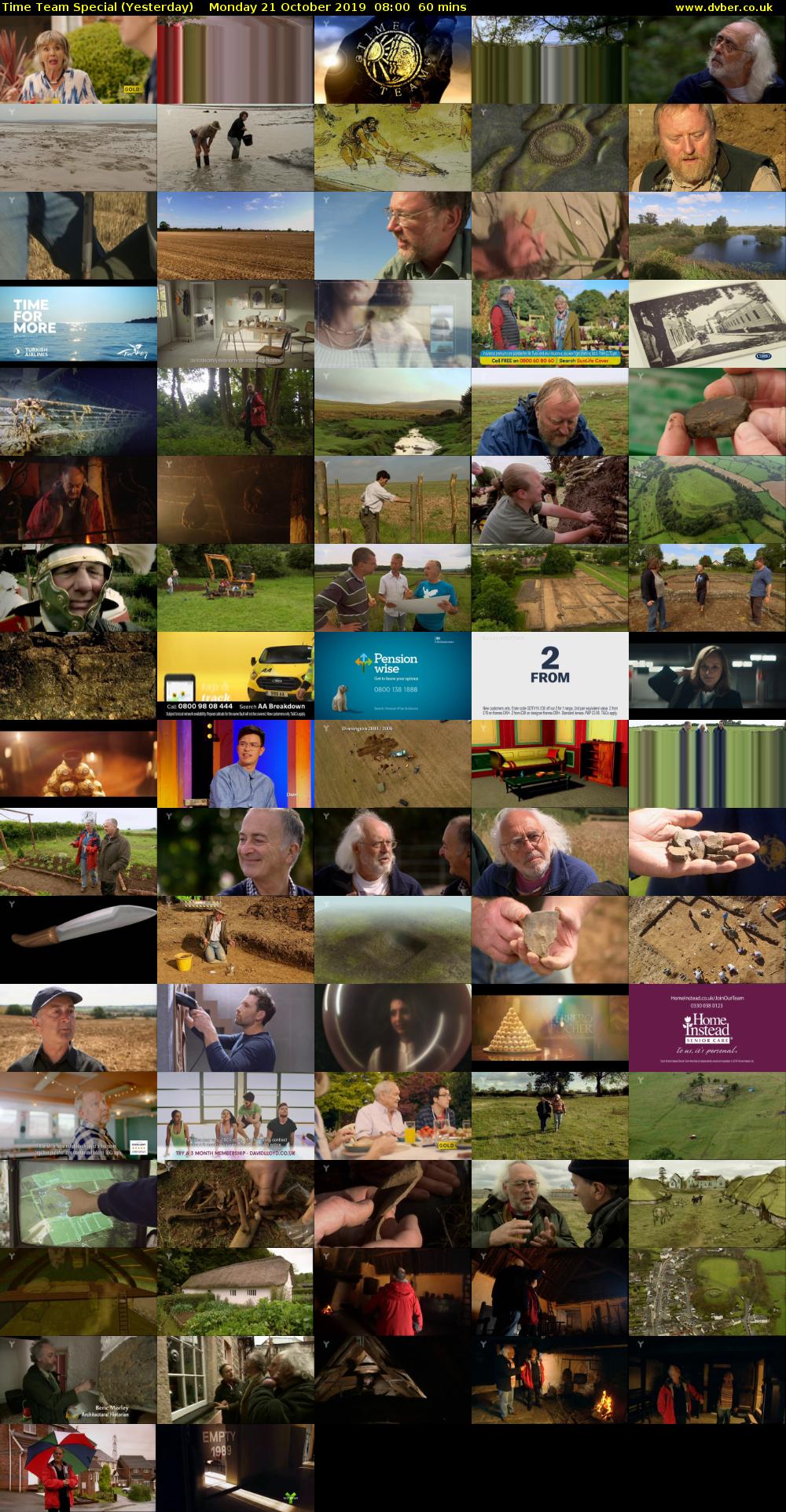 Time Team Special (Yesterday) Monday 21 October 2019 08:00 - 09:00