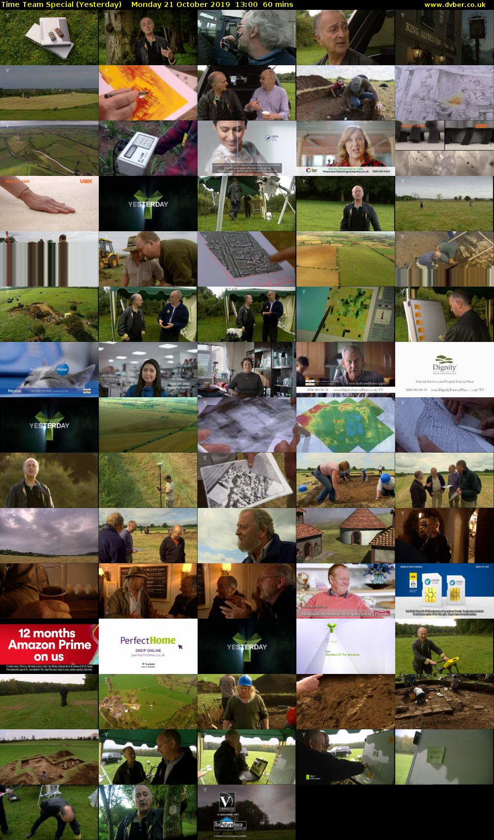 Time Team Special (Yesterday) Monday 21 October 2019 13:00 - 14:00