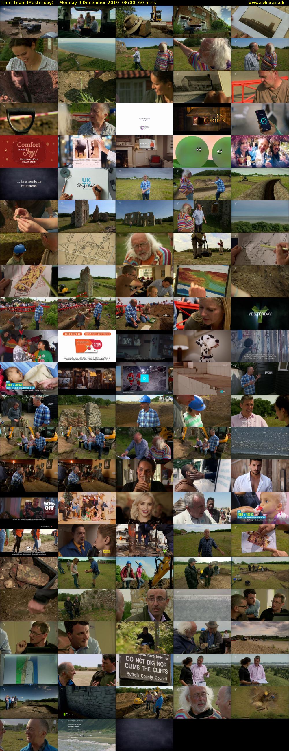 Time Team (Yesterday) Monday 9 December 2019 08:00 - 09:00