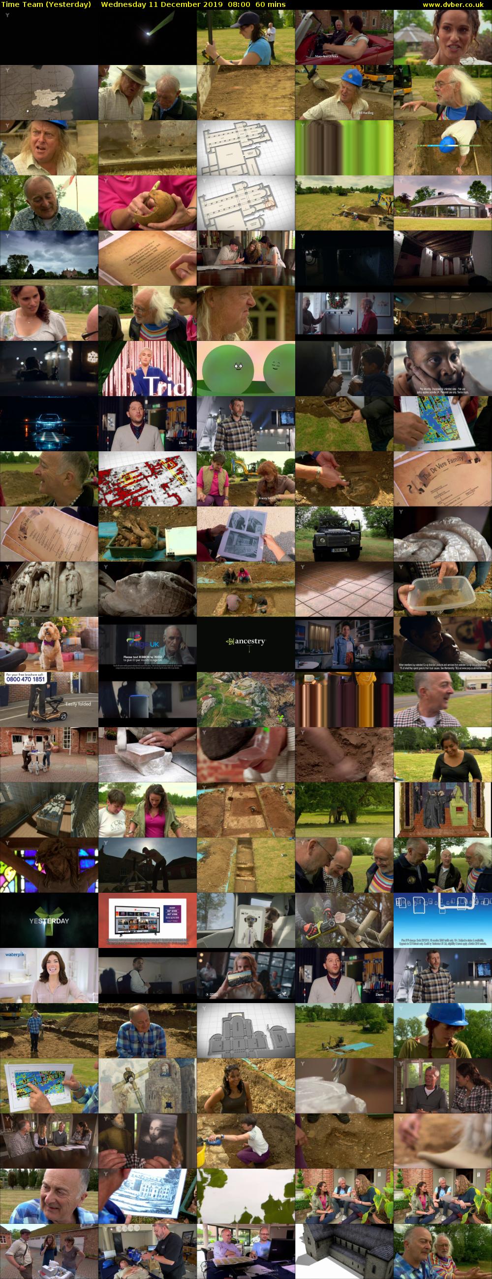 Time Team (Yesterday) Wednesday 11 December 2019 08:00 - 09:00