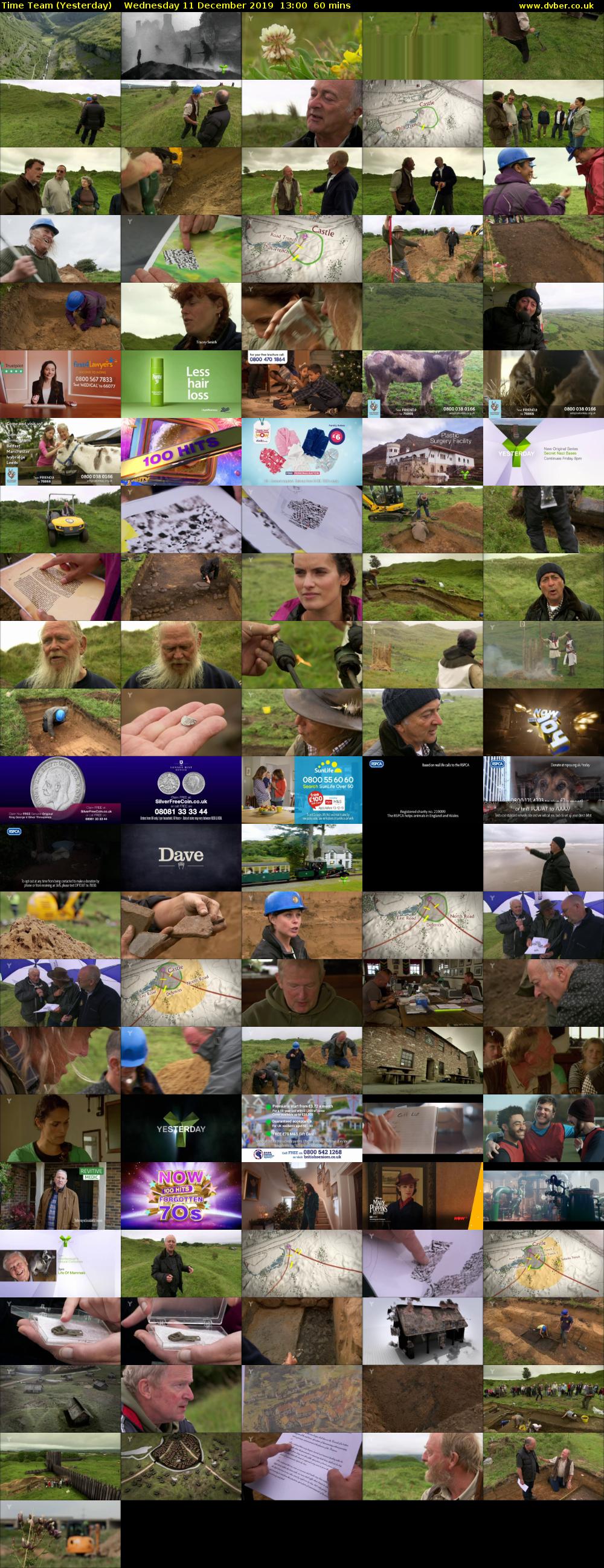 Time Team (Yesterday) Wednesday 11 December 2019 13:00 - 14:00
