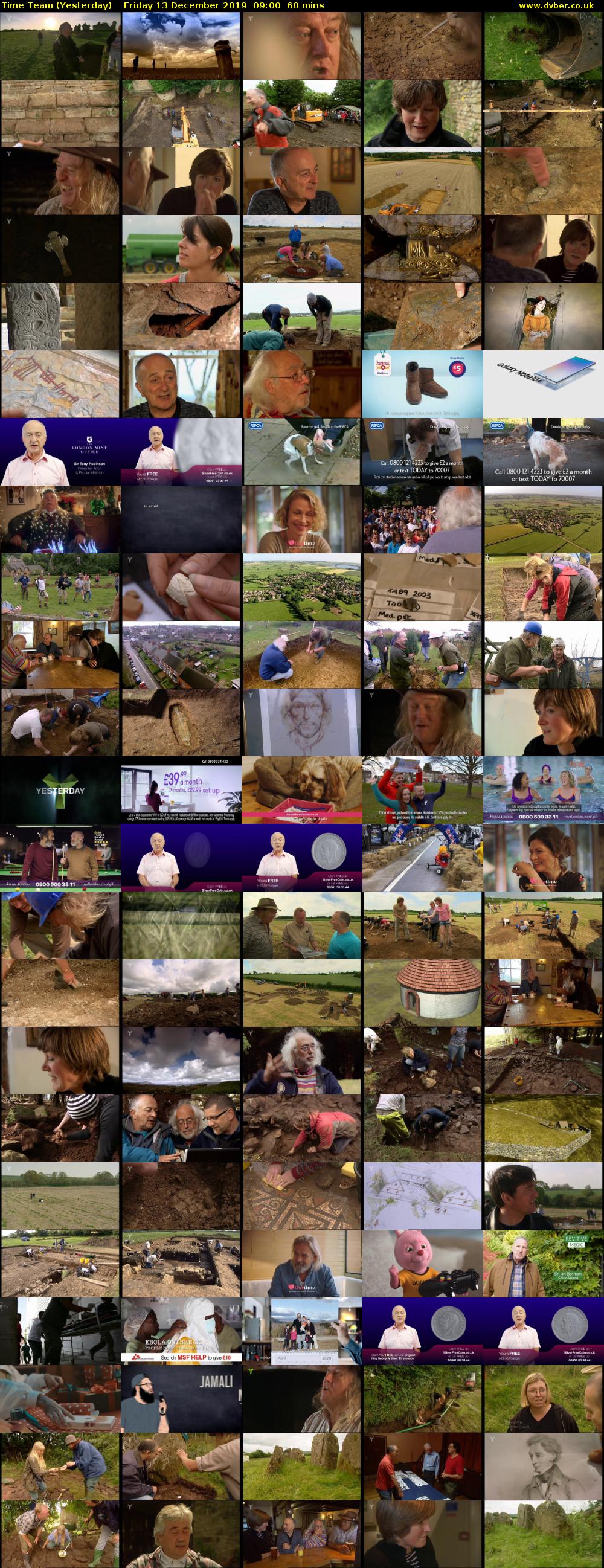 Time Team (Yesterday) Friday 13 December 2019 09:00 - 10:00